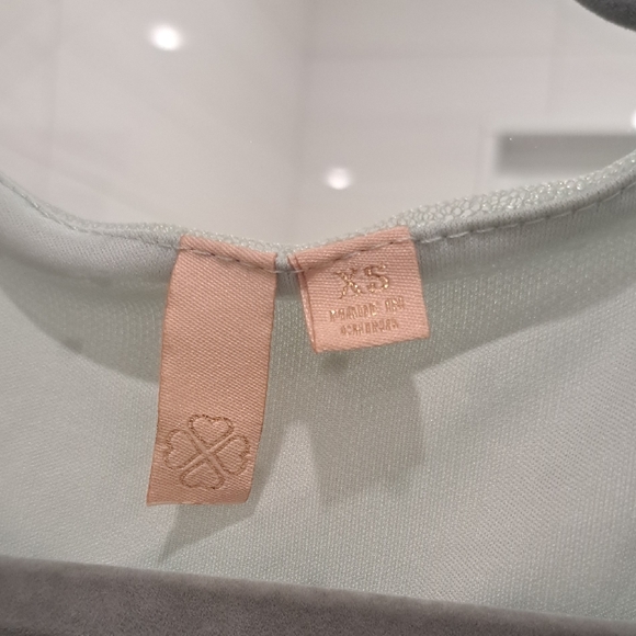 Nordstrom Mint Green Mini Dress with Tie - Picture 2 of 3